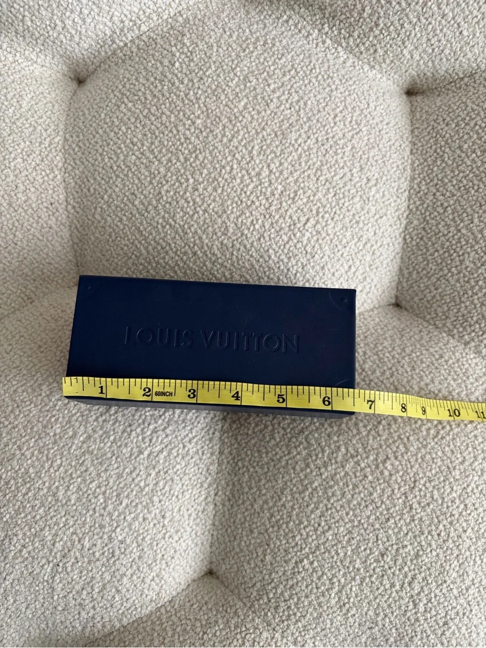 Louis Vuitton Magnetic Hard Eyewear Case, Navy Blue